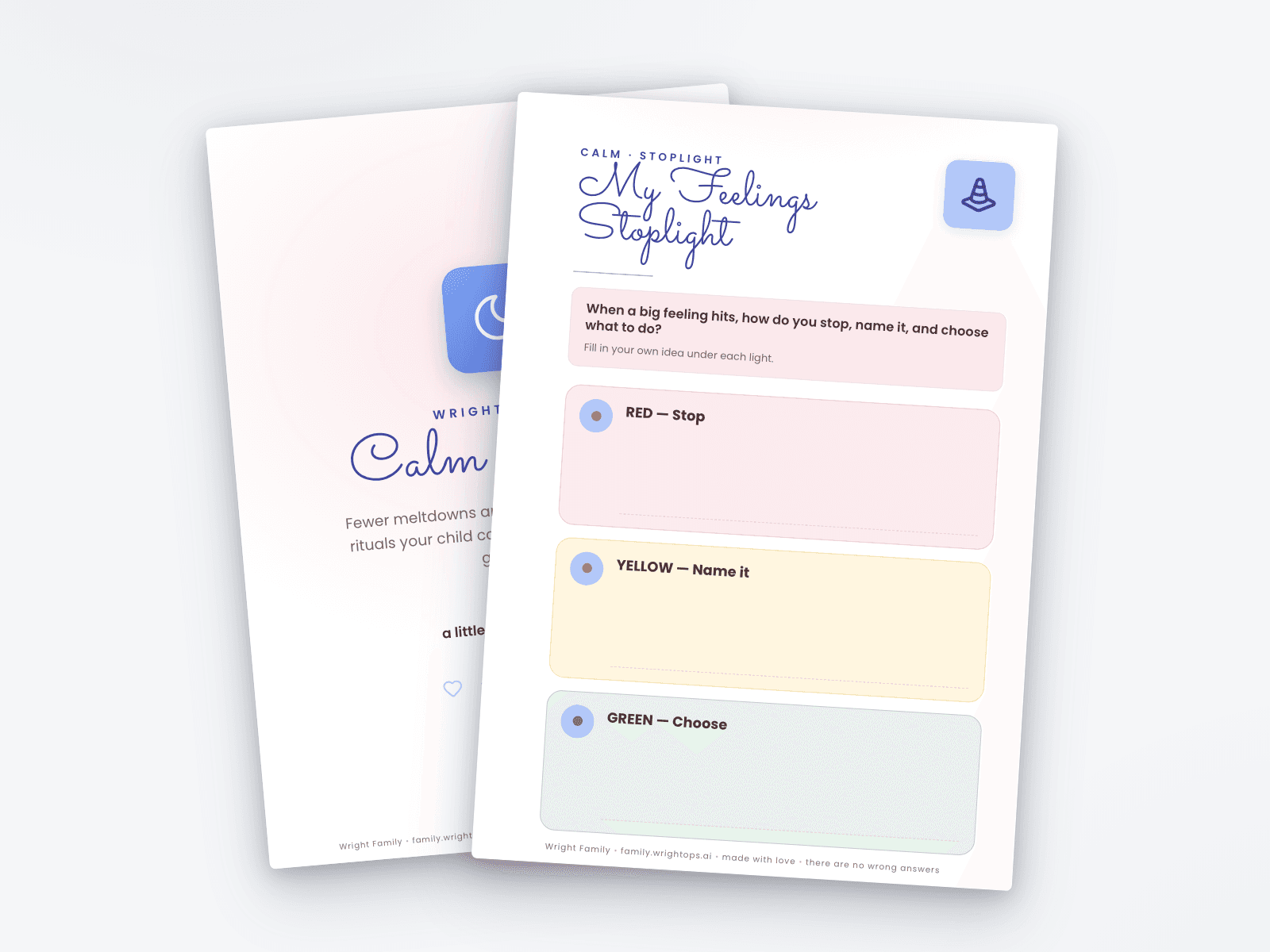 Calm & Quiet printable pages