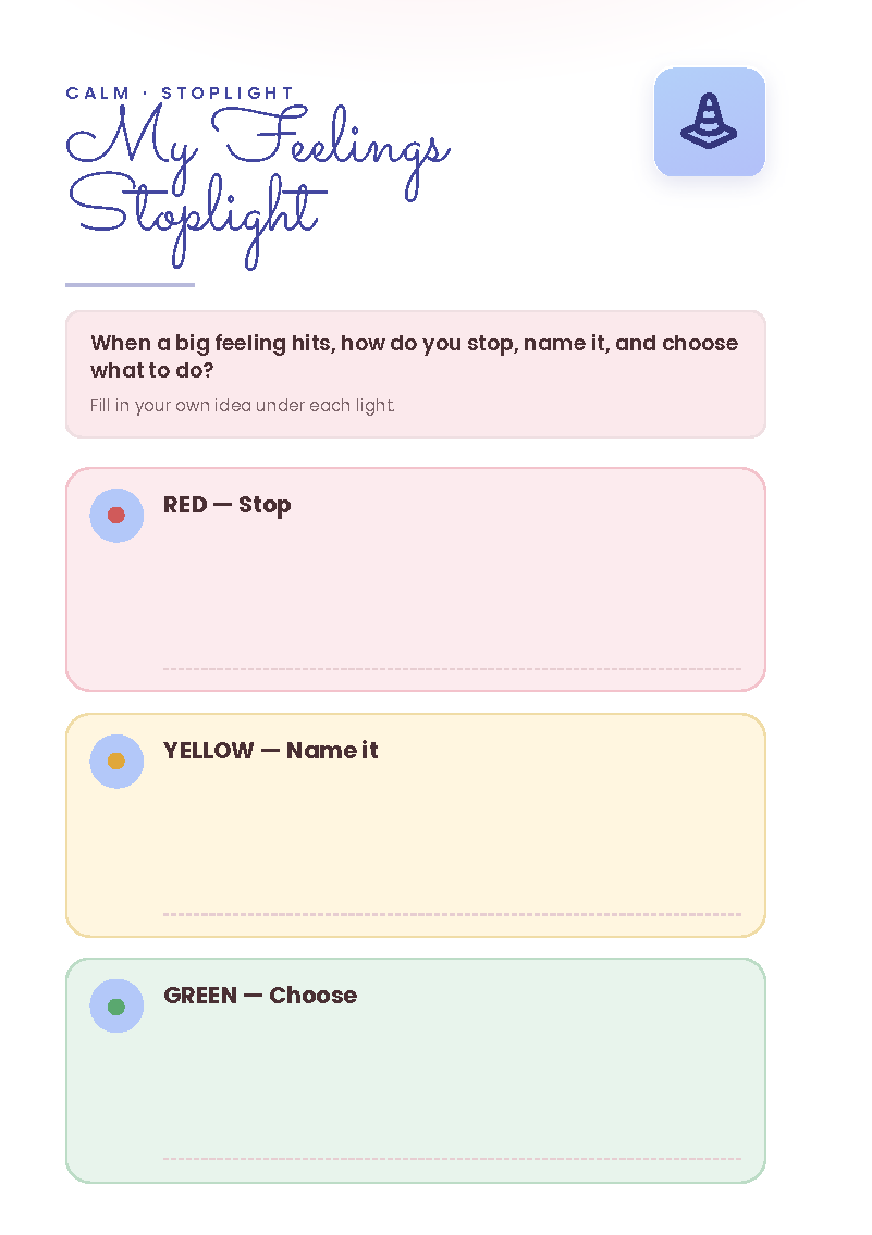Preview page from Big Feelings