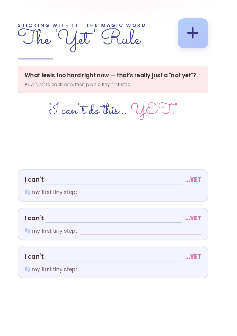 Preview page from Growth Mindset